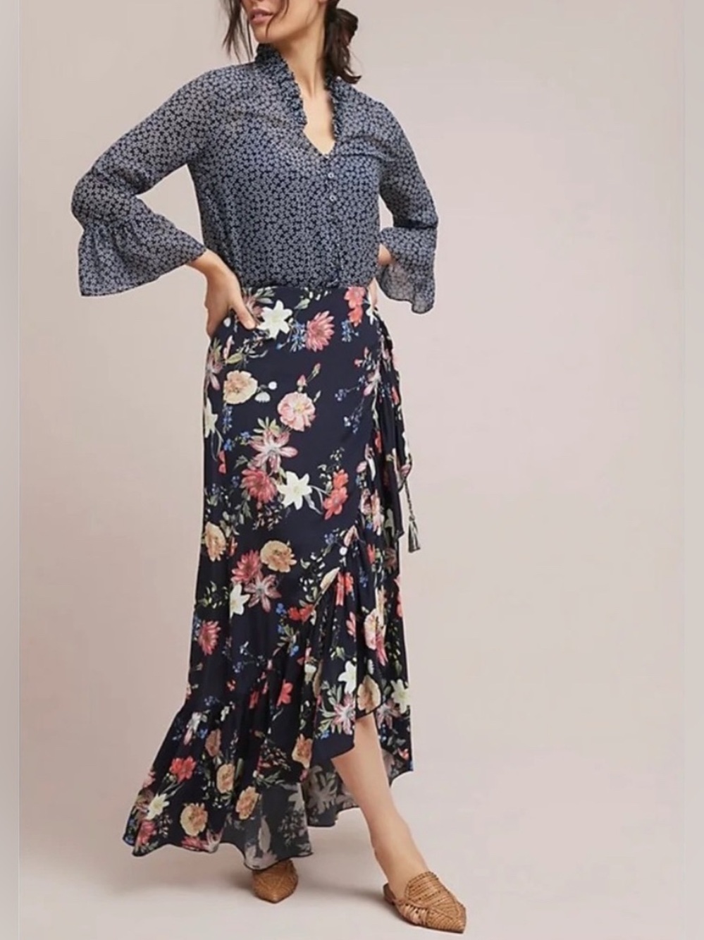 Farm Rio Contessa Wrap Skirt. Size M